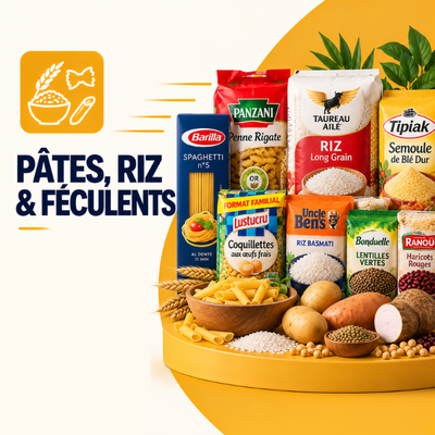 PÂTES, RIZ & FECULENT